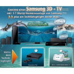 Samsung 3D TV + BluRay Heimkinoanlage Gewinnspiel