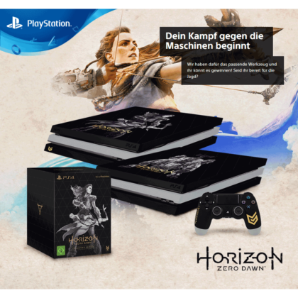 Gewinne eine streng limitierte Sony PS4 Pro im Horizon Zero Dawn Design